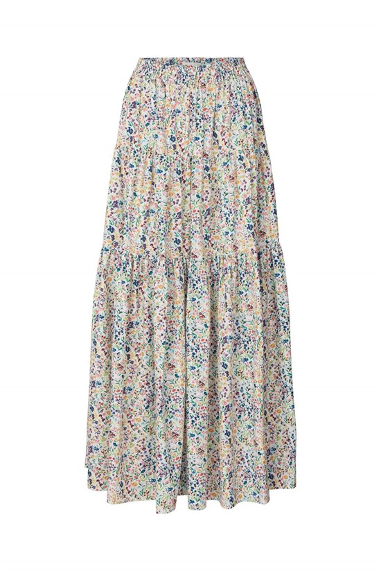 Lollys Laundry Nederdel - Sunset Skirt, 74 Flower Print